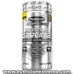 GARCINIA PLUS - ESSENTIALS SERIES PLATINUM. MUSCLETECH - Platinum Garcinia Plus contiene 1,56 g de Garcinia cambogia por porcin